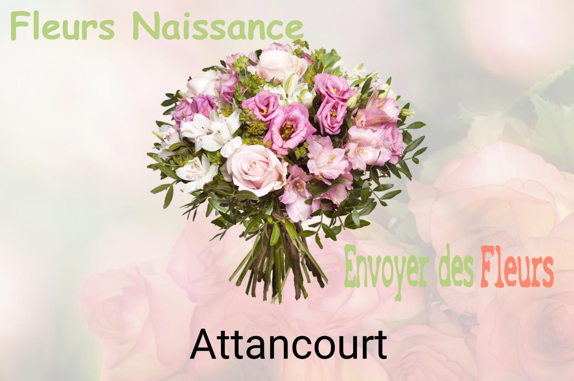 Bouquet de fleurs de naissance livré à Attancourt